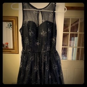 Women's sz. S  Little Black & Silver dress